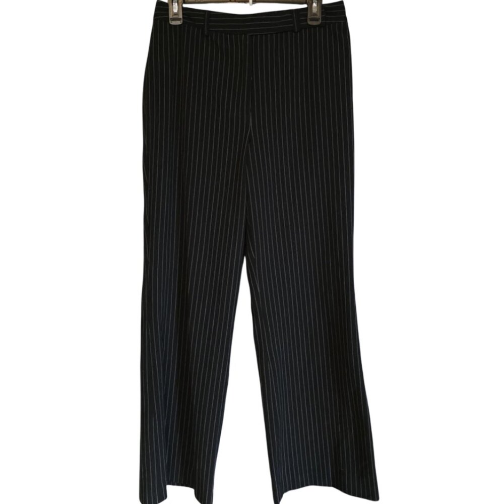 EUC Merona Pin-Stripe Wide Leg Slacks